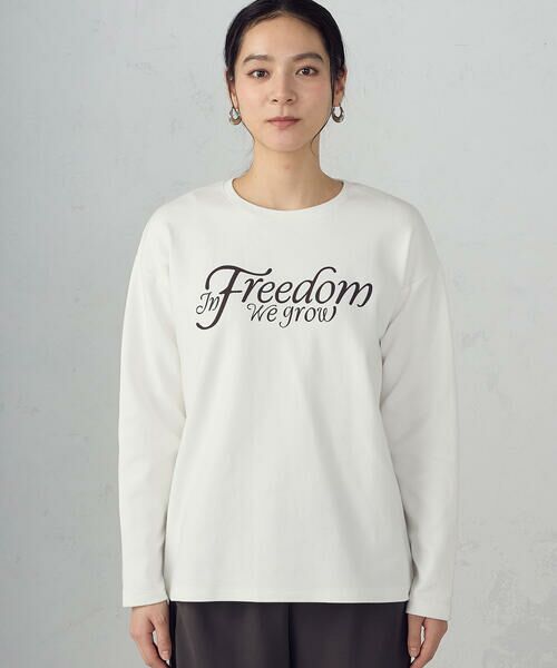 COMME CA ISM / コムサイズム カットソー | 【宮城舞さん着用】ロゴ ロンT | 詳細6