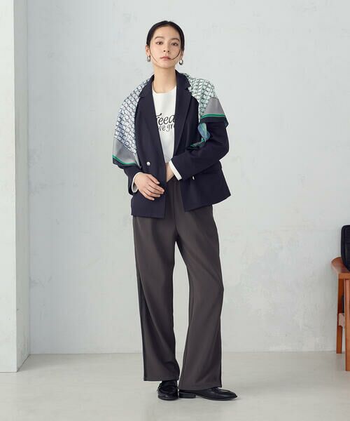 COMME CA ISM / コムサイズム カットソー | 【宮城舞さん着用】ロゴ ロンT | 詳細3