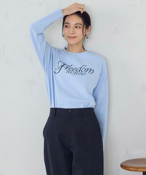 COMME CA ISM / コムサイズム カットソー | 【宮城舞さん着用】ロゴ ロンT | 詳細18