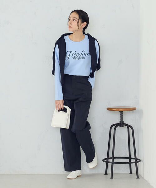 COMME CA ISM / コムサイズム カットソー | 【宮城舞さん着用】ロゴ ロンT | 詳細16