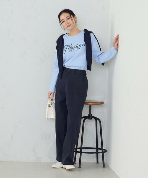 COMME CA ISM / コムサイズム カットソー | 【宮城舞さん着用】ロゴ ロンT | 詳細17