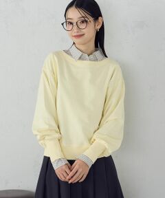 COMME CA ISM / コムサイズム カットソー | 2wayオフショル裏毛カットソー