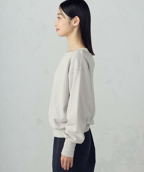 COMME CA ISM / コムサイズム カットソー | 2wayオフショル裏毛カットソー | 詳細7