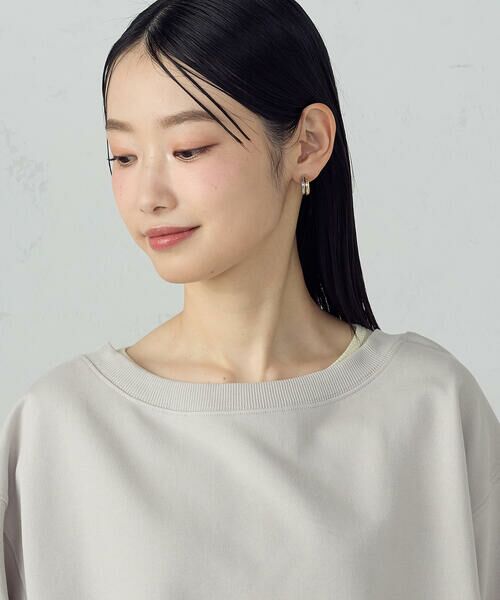 COMME CA ISM / コムサイズム カットソー | 2wayオフショル裏毛カットソー | 詳細9