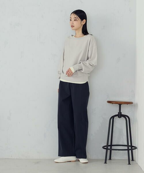 COMME CA ISM / コムサイズム カットソー | 2wayオフショル裏毛カットソー | 詳細1