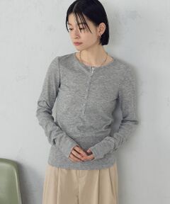 COMME CA ISM / コムサイズム カットソー | シアーテレコ ヘンリーネックカットソー