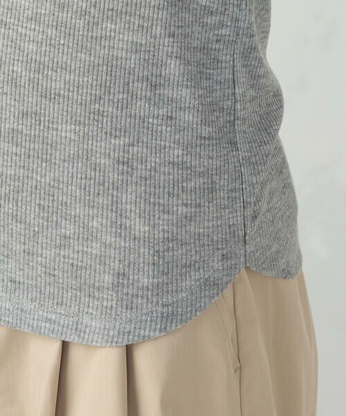 COMME CA ISM / コムサイズム カットソー | シアーテレコ ヘンリーネックカットソー | 詳細13