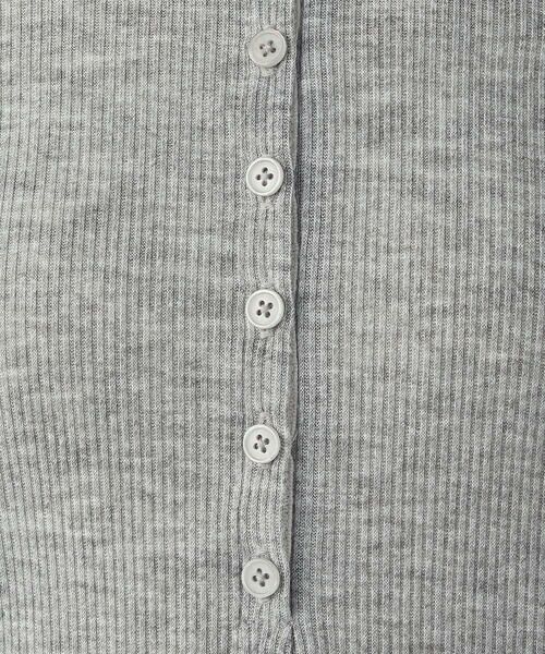 COMME CA ISM / コムサイズム カットソー | シアーテレコ ヘンリーネックカットソー | 詳細14