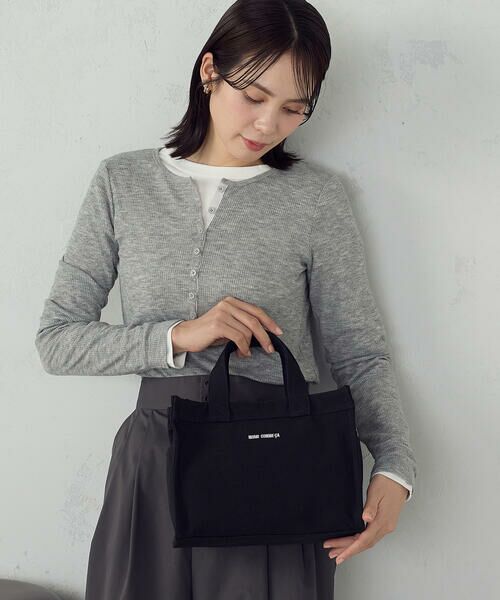 COMME CA ISM / コムサイズム カットソー | シアーテレコ ヘンリーネックカットソー | 詳細7