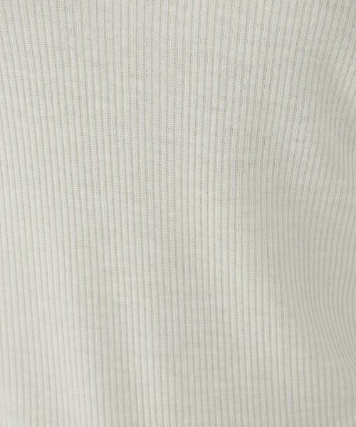 COMME CA ISM / コムサイズム カットソー | シアー テレコ ハイネックカットソー | 詳細5