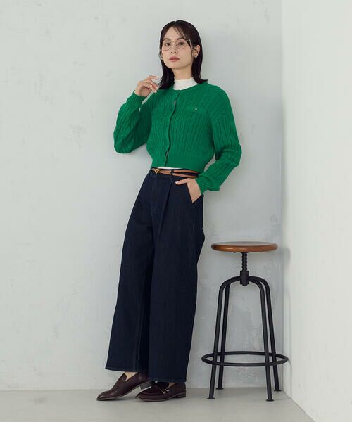 COMME CA ISM / コムサイズム カットソー | シアー テレコ ハイネックカットソー | 詳細4