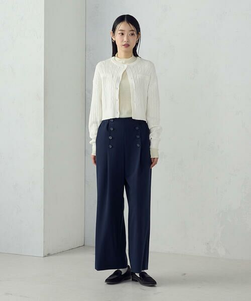 COMME CA ISM / コムサイズム カットソー | シアー テレコ ハイネックカットソー | 詳細17