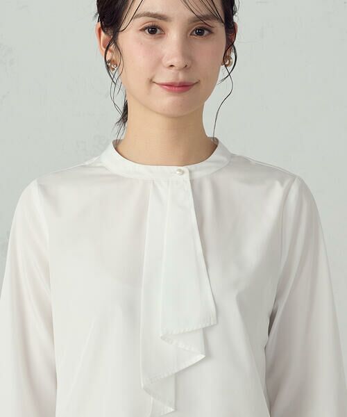 COMME CA ISM / コムサイズム シャツ・ブラウス | ボウタイ風 ブラウス | 詳細9