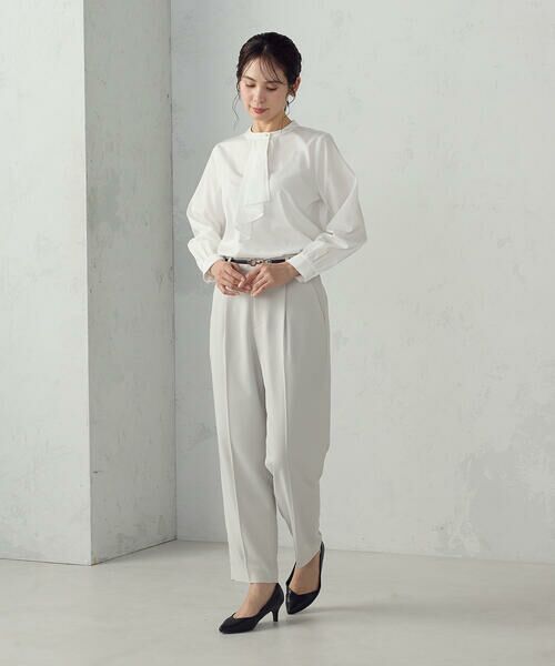 COMME CA ISM / コムサイズム シャツ・ブラウス | 【宮城舞さん着用】ボウタイ風 ブラウス | 詳細3