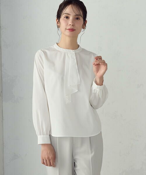 COMME CA ISM / コムサイズム シャツ・ブラウス | ボウタイ風 ブラウス | 詳細4