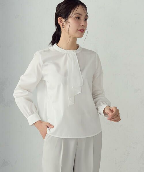 COMME CA ISM / コムサイズム シャツ・ブラウス | ボウタイ風 ブラウス | 詳細5