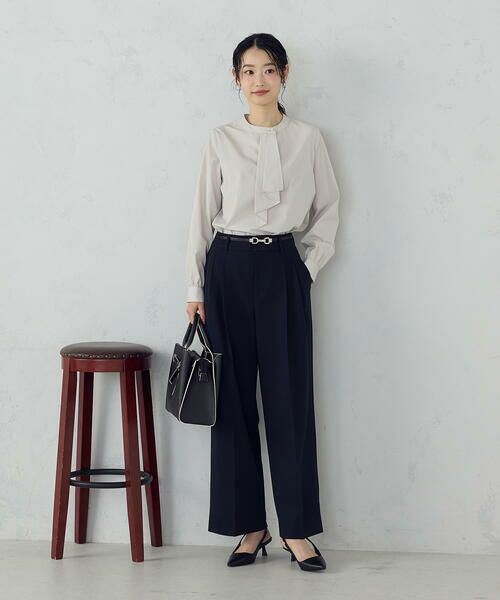 COMME CA ISM / コムサイズム シャツ・ブラウス | ボウタイ風 ブラウス | 詳細13