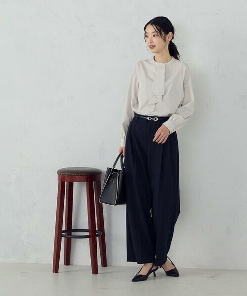 COMME CA ISM / コムサイズム シャツ・ブラウス | ボウタイ風 ブラウス | 詳細14