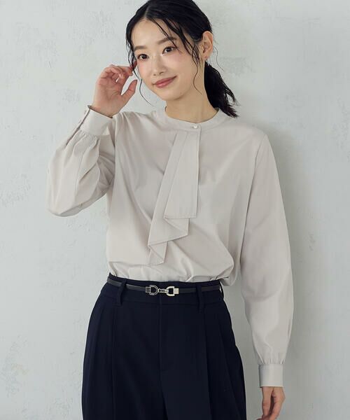 COMME CA ISM / コムサイズム シャツ・ブラウス | ボウタイ風 ブラウス | 詳細15