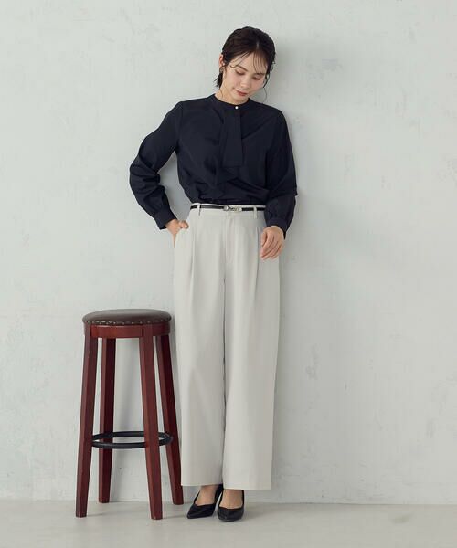 COMME CA ISM / コムサイズム シャツ・ブラウス | ボウタイ風 ブラウス | 詳細17