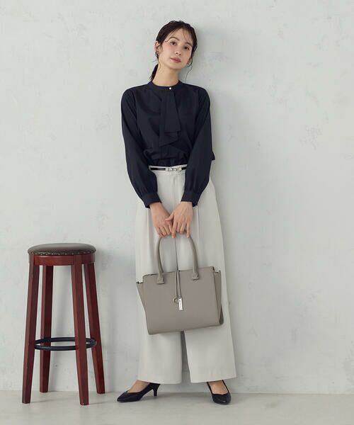 COMME CA ISM / コムサイズム シャツ・ブラウス | ボウタイ風 ブラウス | 詳細18