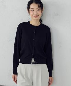 COMME CA ISM / コムサイズム カーディガン・ボレロ | 【UVカット・ウォッシャブル】ベーシック クルーネックカーディガン