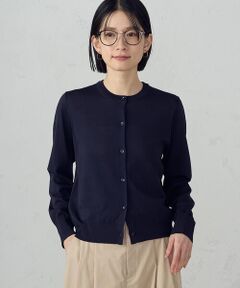 COMME CA ISM / コムサイズム カーディガン・ボレロ | 【UVカット・ウォッシャブル】ベーシック クルーネックカーディガン