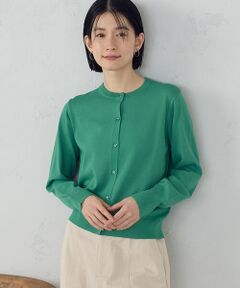 COMME CA ISM / コムサイズム カーディガン・ボレロ | 【UVカット・ウォッシャブル】ベーシック クルーネックカーディガン