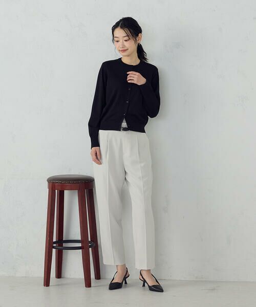 COMME CA ISM / コムサイズム カーディガン・ボレロ | 【UVカット・ウォッシャブル】ベーシック クルーネックカーディガン | 詳細7