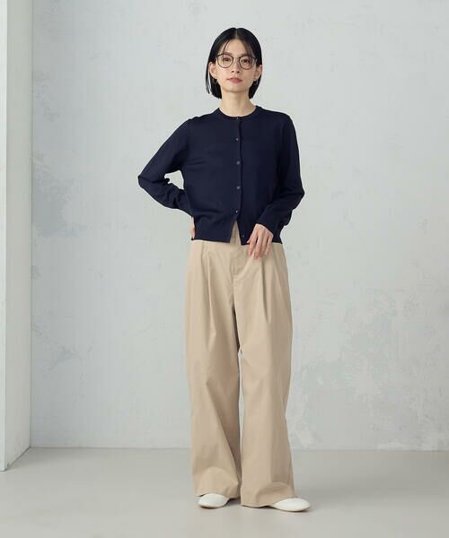 COMME CA ISM / コムサイズム カーディガン・ボレロ | 【UVカット・ウォッシャブル】ベーシック クルーネックカーディガン | 詳細14