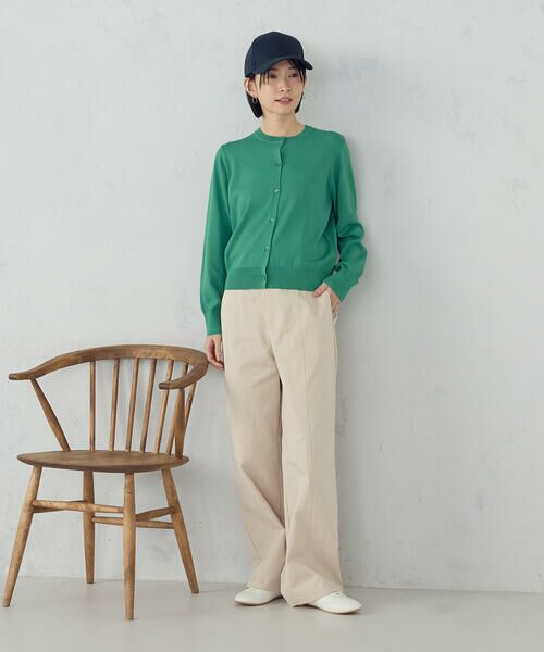 COMME CA ISM / コムサイズム カーディガン・ボレロ | 【UVカット・ウォッシャブル】ベーシック クルーネックカーディガン | 詳細17