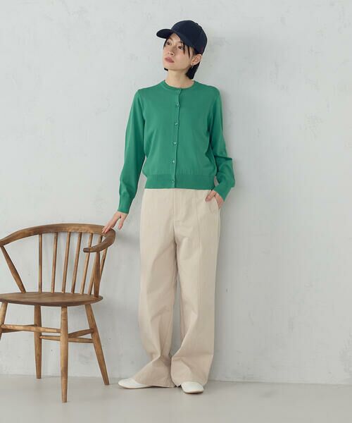 COMME CA ISM / コムサイズム カーディガン・ボレロ | 【UVカット・ウォッシャブル】ベーシック クルーネックカーディガン | 詳細18