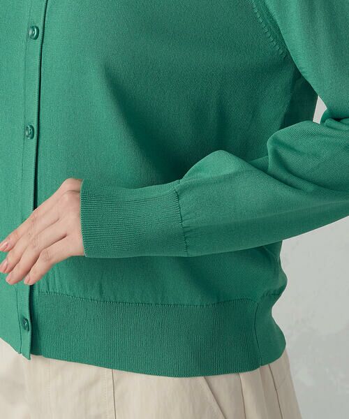 COMME CA ISM / コムサイズム カーディガン・ボレロ | 【UVカット・ウォッシャブル】ベーシック クルーネックカーディガン | 詳細24