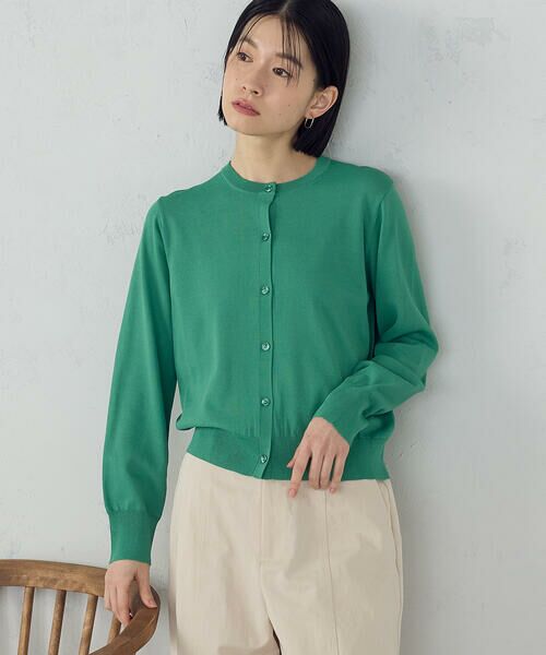 COMME CA ISM / コムサイズム カーディガン・ボレロ | 【UVカット・ウォッシャブル】ベーシック クルーネックカーディガン | 詳細19