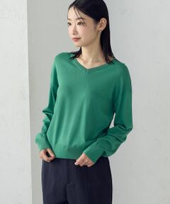 COMME CA ISM / コムサイズム ニット・セーター | 【UVカット・ウォッシャブル】ベーシック 2WAYネックニット