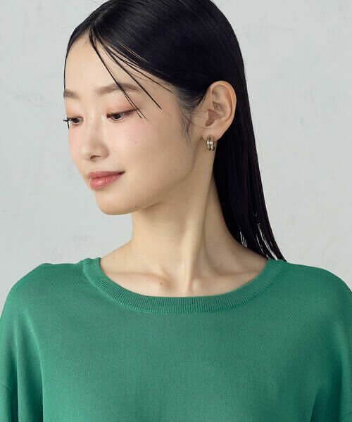 COMME CA ISM / コムサイズム ニット・セーター | 【UVカット・ウォッシャブル】ベーシック 2WAYネックニット | 詳細29