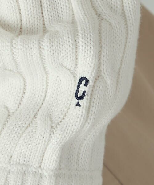 COMME CA ISM / コムサイズム カーディガン・ボレロ | ケーブルクルーネックカーディガン | 詳細9