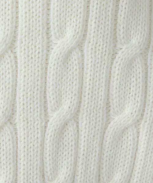 COMME CA ISM / コムサイズム カーディガン・ボレロ | ケーブルクルーネックカーディガン | 詳細11