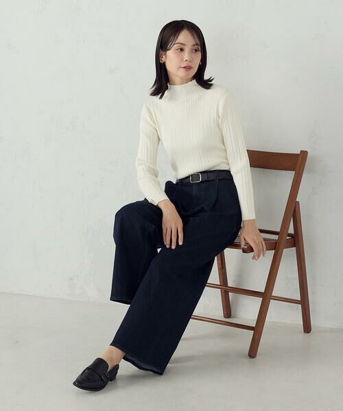 COMME CA ISM / コムサイズム ニット・セーター | ベーシック ランダムリブニット | 詳細1