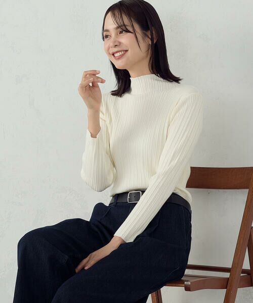 COMME CA ISM / コムサイズム ニット・セーター | ベーシック ランダムリブニット | 詳細8