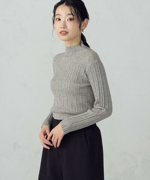 COMME CA ISM / コムサイズム ニット・セーター | ベーシック ランダムリブニット | 詳細12