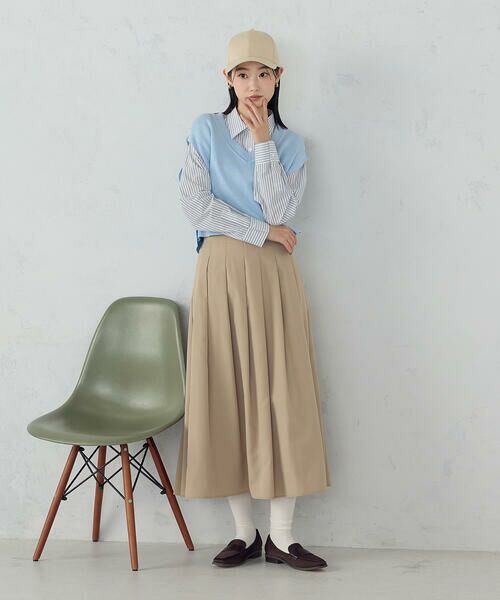 COMME CA ISM / コムサイズム ベスト | Vネックニットベスト | 詳細19