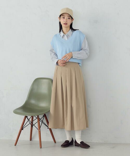 COMME CA ISM / コムサイズム ベスト | Vネックニットベスト | 詳細20