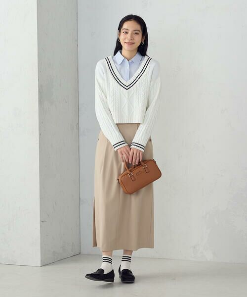 COMME CA ISM / コムサイズム ニット・セーター | チルデン 深Ｖネックニット | 詳細1