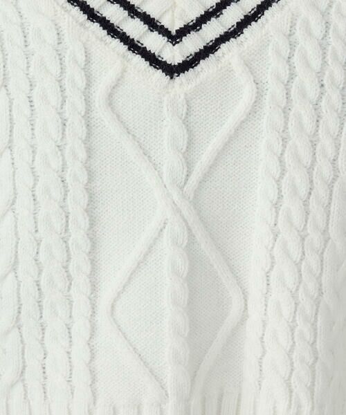 COMME CA ISM / コムサイズム ニット・セーター | チルデン 深Ｖネックニット | 詳細11