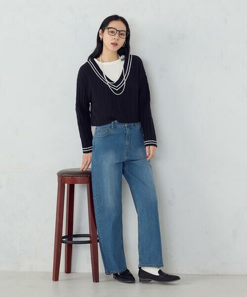 COMME CA ISM / コムサイズム ニット・セーター | チルデン 深Ｖネックニット | 詳細13