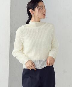 COMME CA ISM / コムサイズム ニット・セーター | モヘアライク ドロストニット