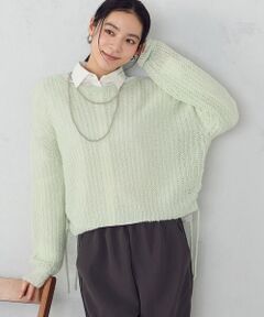 COMME CA ISM / コムサイズム ニット・セーター | モヘアライク ドロストニット