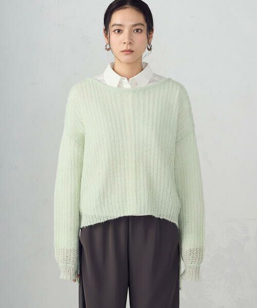 COMME CA ISM / コムサイズム ニット・セーター | モヘアライク ドロストニット | 詳細11