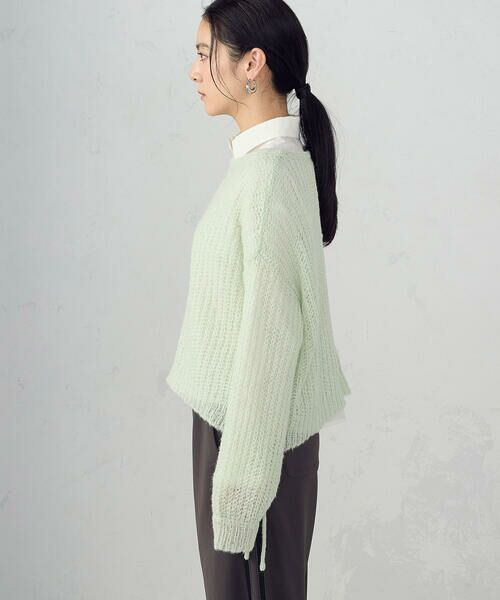COMME CA ISM / コムサイズム ニット・セーター | モヘアライク ドロストニット | 詳細12